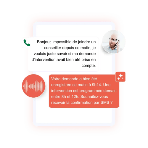 Agent IA vocal DialOnce assurant une disponibilité 24h/24 et 7j/7 pour absorber les pics d’appels, maintenir l’accessibilité et réduire la charge des centres de contact.